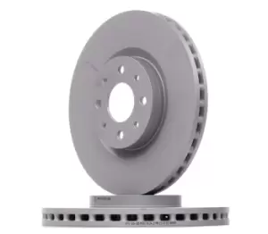 Image of ATE Brake disc FIAT,ALFA ROMEO,CHRYSLER 24.0126-0125.1 46535086,46765546 Brake rotor,Brake discs,Brake rotors