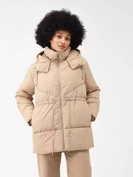 Image of Regatta Rurie Baffled/quilted Jackets, Light Brown, Size 14, Women