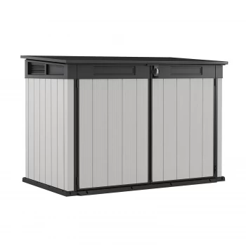 Image of Keter Premier Jumbo Outdoor Plastic Garden Storage Shed 2020L - Grey