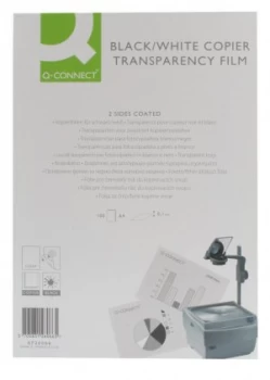 Image of Q Connect Ohp Ppc Film Clr 100mic Pk100