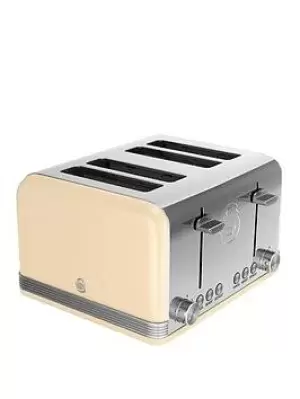 Image of Swan ST19020CN 4 Slice Retro Toaster