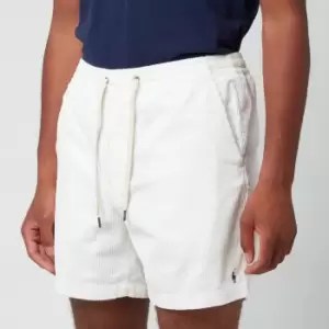 Image of Polo Ralph Lauren Mens Corduroy Prepster Shorts - Warm White - L