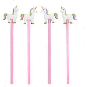 Image of Rainbow Unicorn Pencil Pack Of 12
