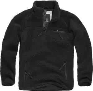 Image of Brandit Teddyfleece Pullover, black, Size S, black, Size S