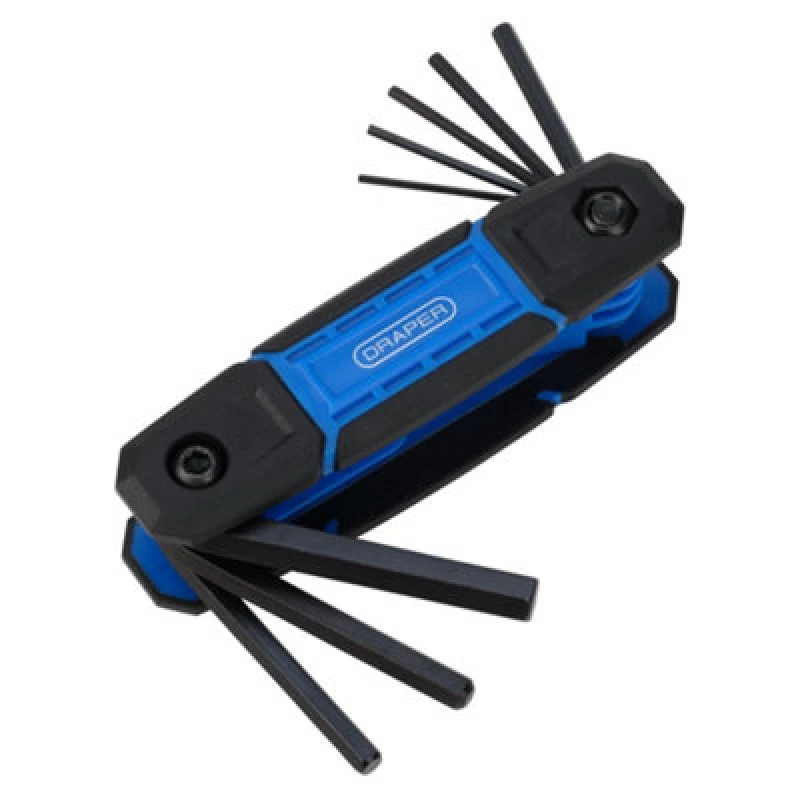 Image of Draper 31124 Folding Hex Key Set (8 Piece)