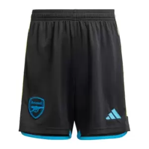 Image of 2023-2024 Arsenal Away Shorts (Black) - Kids