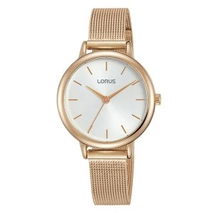 Image of Lorus RG246NX6 Ladies Rose Gold Dress Mesh Bracelet Watch