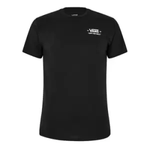 Image of Vans Off The Wall Back Print T-Shirt - Black