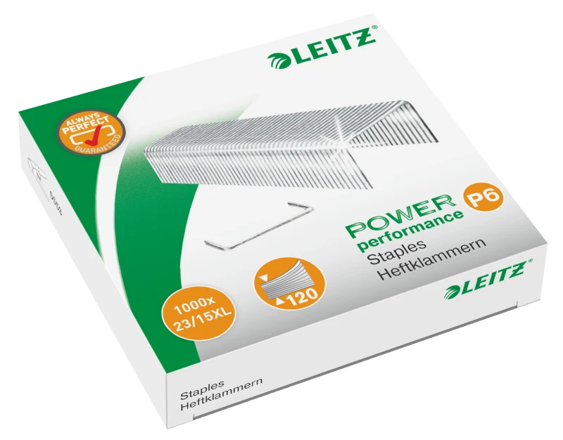 Image of Leitz 23 15 XL Staples with 10mm shank Pack of 1000 staples