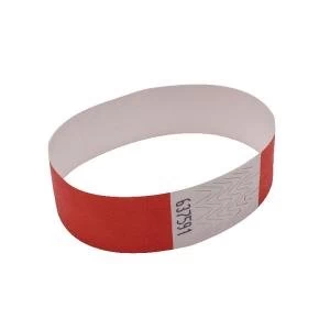Image of Announce Wrist Band 19mm Warm Red Pack of 1000 AA01839