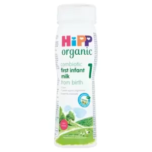 Image of HiPP Organic 1 First Infant Baby Milk Ready To Feed Bottle From Birth