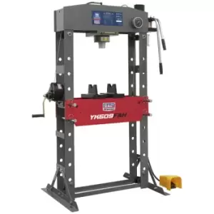 Image of Sealey YK509FAH Air/Hydraulic Press 50tonne Floor Type with Foot Pedal