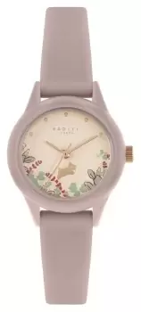 Image of Radley RY21442 Womens Light Pink Silicone Strap Watch