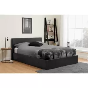 Image of Birlea 120Cm Berlin Birlea Ottoman Bed Black Faux Leather