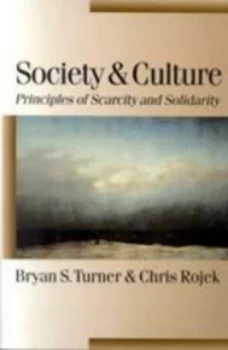 Image of Society and Culture by Bryan S Turner Paperback
