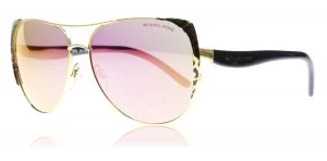 Image of Michael Kors Sadie I Sunglasses Gold / Print 1057R5 59mm