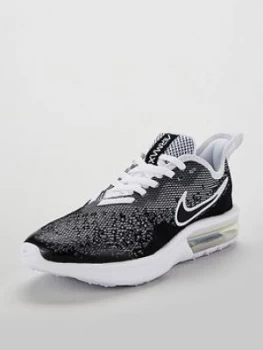 Image of Nike Air Max Sequent 4 Junior Trainer BlackBlack White Size 5