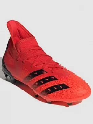 Image of Adidas Mens Predator 20.2 Firm Ground Football Boot, Red, Size 6, Men