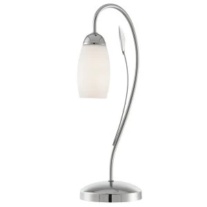 Image of Searchlight Lighting Collection Jade Table Lamp - Chrome