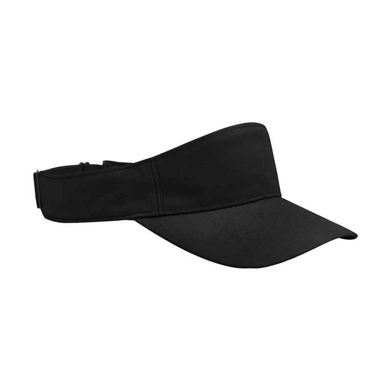 Image of Beechfield Beechfield Men Multi-Sports Performance Visor Cap in Black One Size Male 5063527147561