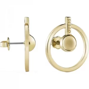 Image of Ladies Guess Influencer Gold Earrings