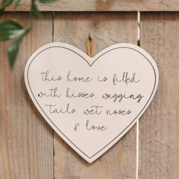 Image of Best of Breed Wooden Plaque - Wagging Tails