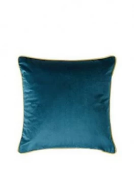 Image of Velvet Piped Cushion