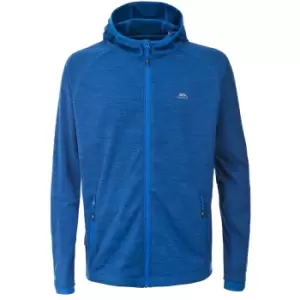 Image of Trespass Mens Northwood Full Zip Fleece Hoodie (XXS) (Bright Blue Marl)
