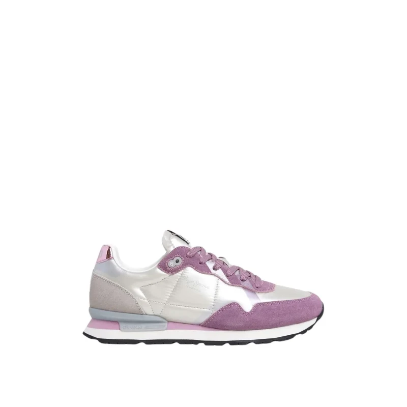 Image of Pepe Jeans Womens Sneakers Pepe Jeans Brit Printy Rose Female 37