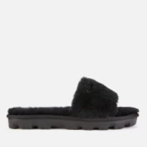 Image of UGG Womens Cozette Slide Slippers - Black - UK 7