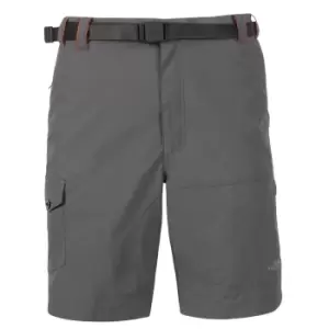 Image of Trespass Mens Rathkenny Belted Shorts (M) (Carbon)