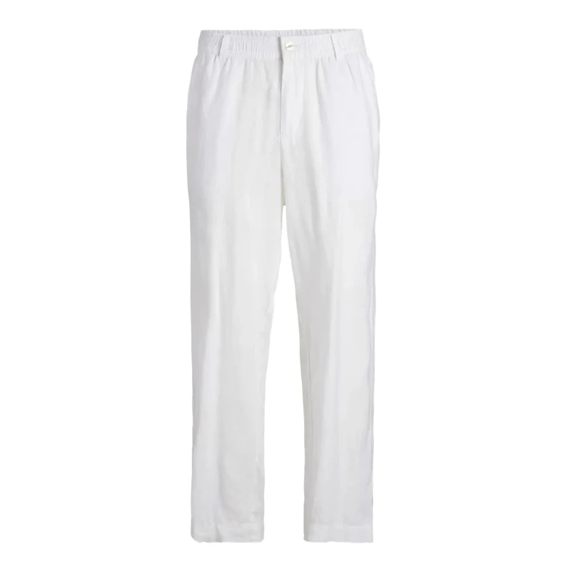 Image of jack & jones Linen chino Trousers Jack & Jones Karl Lawrence Blanc Male XL