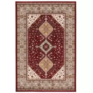 Image of Oriental Weavers Royal Classic Rug Red Multi Pattern 93 R 240X340cm