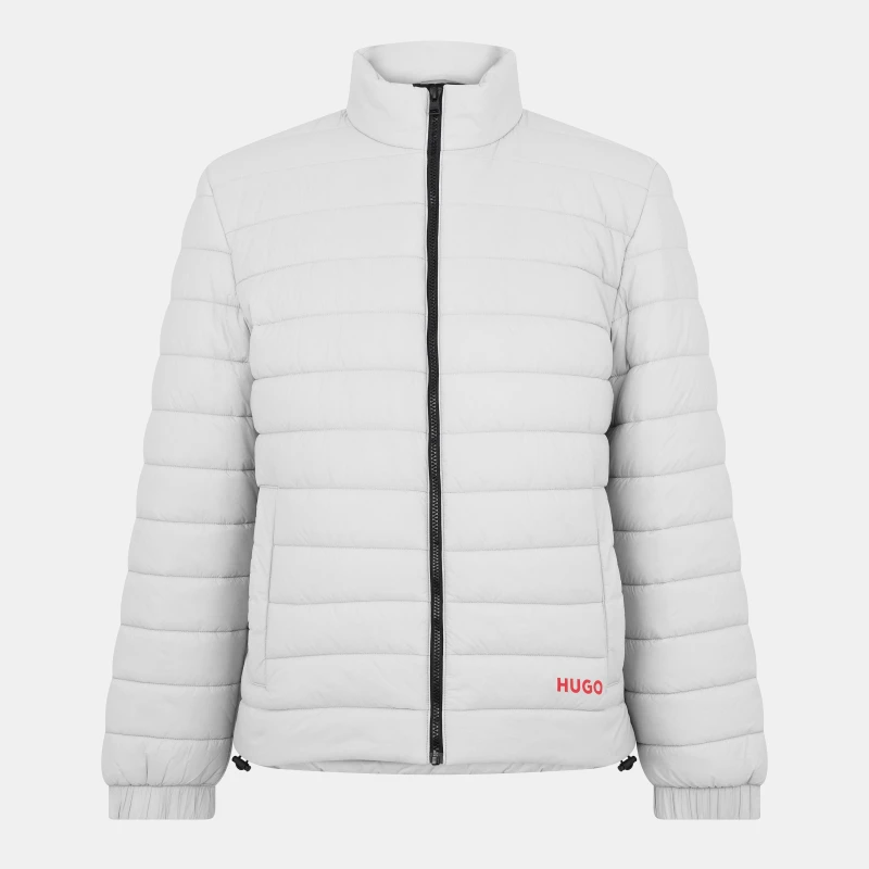 Image of Hugo Mens Water Resistant Softshell Jacket Light Grey male S