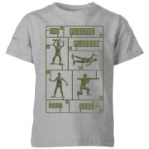 Image of Toy Story Plastic Platoon Kids T-Shirt - Grey - 3-4 Years
