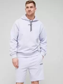 Image of HUGO Dalegre Overhead Hoodie - Light Purple, Light Purple, Size S, Men