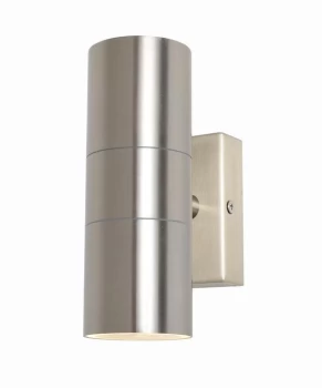 Image of Forum Lighting 35W Zinc Leto Up/Down Wall Light Stainless Steel - ZN-20941-SST