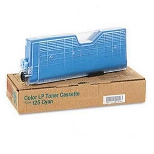 Image of Ricoh Type 125 Cyan Laser Toner Ink Cartridge