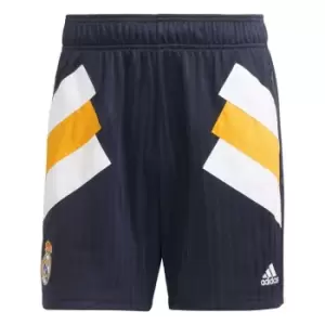 Image of adidas Real Madrid Icon Shorts Mens - Black