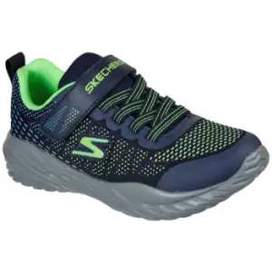 Image of Skechers Boys Nitro Sprint Karvo Stretch Lace Trainers UK Size 3 (EU 36)
