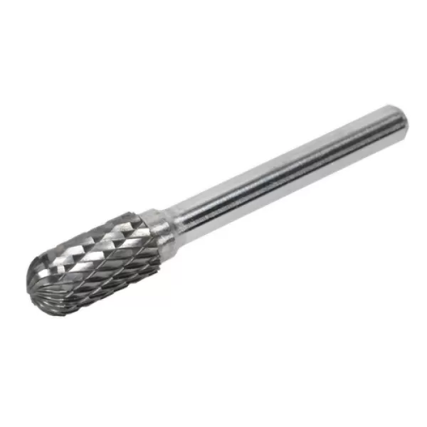 Image of Genuine SEALEY SDB02 Tungsten Carbide Rotary Burr Cylindrical Ball yesse 10mm