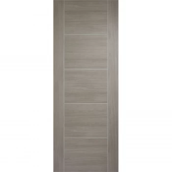 Image of Vancouver Internal Light Grey Laminate 5 Panel Door - 762 x 1981mm