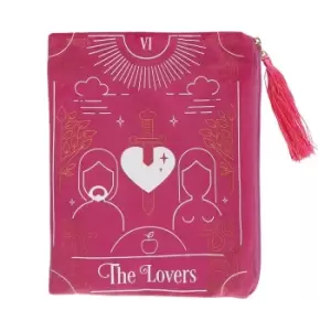 Image of Something Different The Lovers Zipper Pouch (One Size) (Pink)