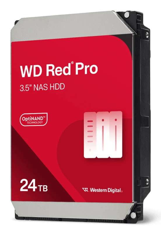 Image of Western Digital Western Digital Red Pro WD241KFGX internal hard drive 24 TB 7200 RPM 3.5" Serial ATA WD241KFGX