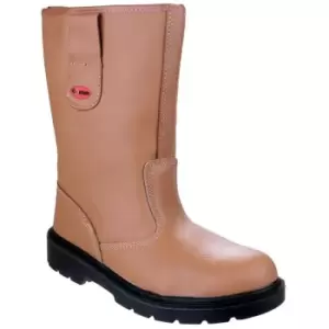 Image of Mens FS334 Steel Toe Cap Safety Boots (13 uk) (Tan) - Tan - Centek