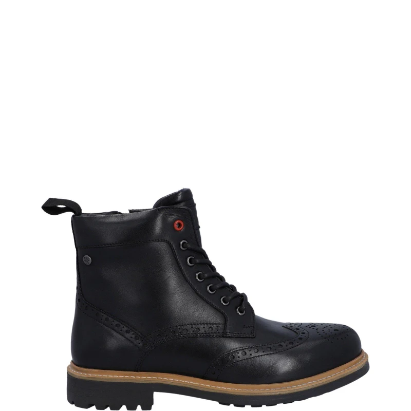 Image of Hunter Cawdor Brogue Ankle - Black 11