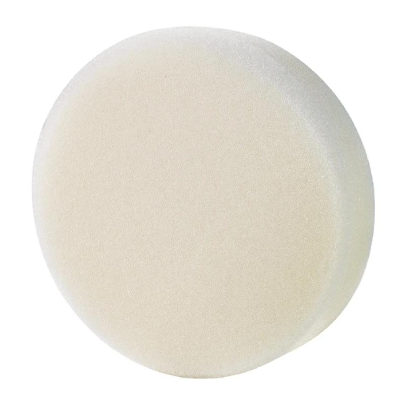 Image of Draper Medium-Light Polishing Pad, 125mm, White 7579
