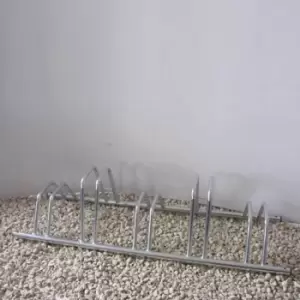 Image of Slingsby 5 Section Dual Height Cycle Rack- Flat Top