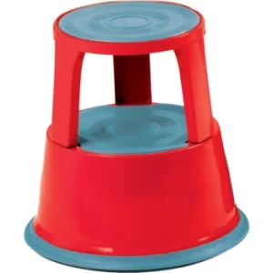 Image of Red Plastic Kick Stool