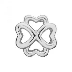 Image of Ladies Christina Sterling Silver Open Foursome Bead Charm